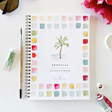 Cahier d'aquarelle Tropicale - Emily Lex Studio