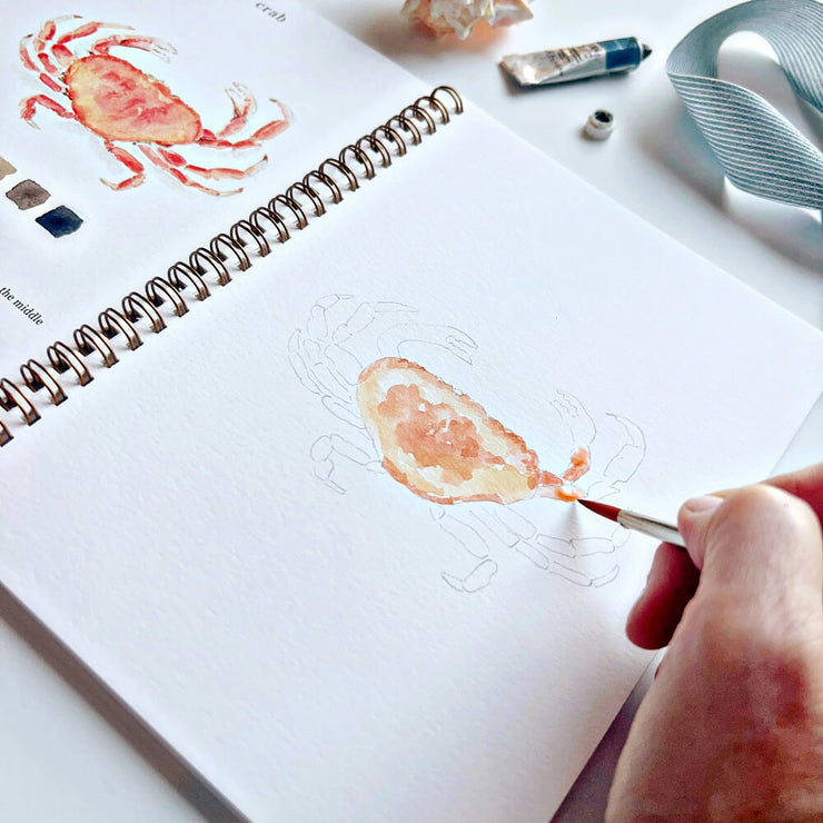 Cahier d'aquarelle Bord de Mer - Emily Lex Studio