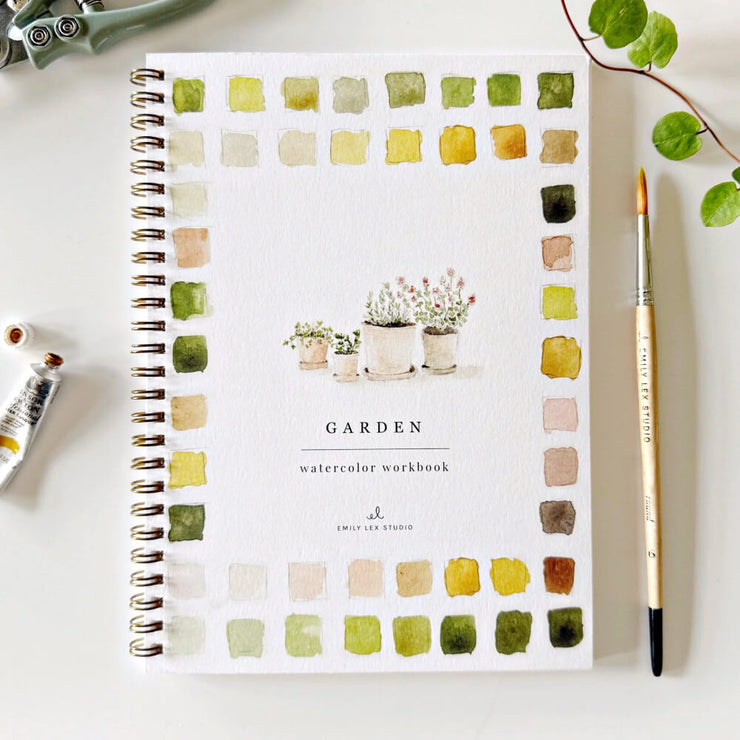 Cahier d'Aquarelles Garden - Emily Lex Studio