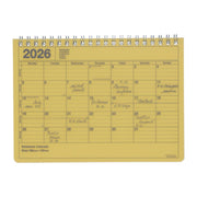 Calendrier Mensuel 2026 Jaune S - MARK'S