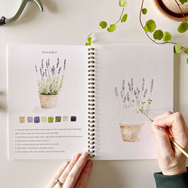Cahier d'Aquarelles Garden - Emily Lex Studio