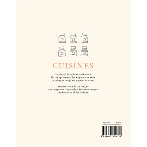 Carnet de Coloriage - Cuisines - Zoé de las Cases
