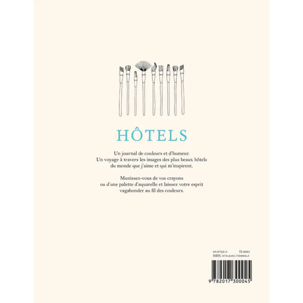 Carnet de Coloriage - Hôtels - Zoé de las Cases