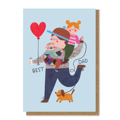 Carte BEST DAD - Daria Solak Illustrations