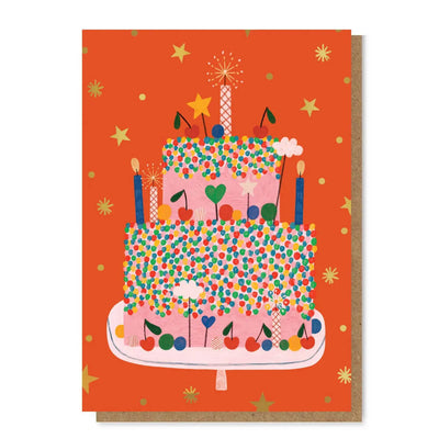 Carte DOREE CELEBRATION CAKE - Daria Solak Illustrations