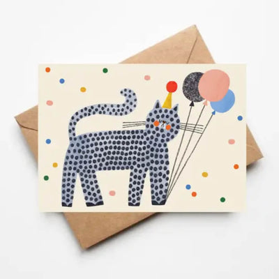 Carte PARTY CAT - Daria Solak Illustrations