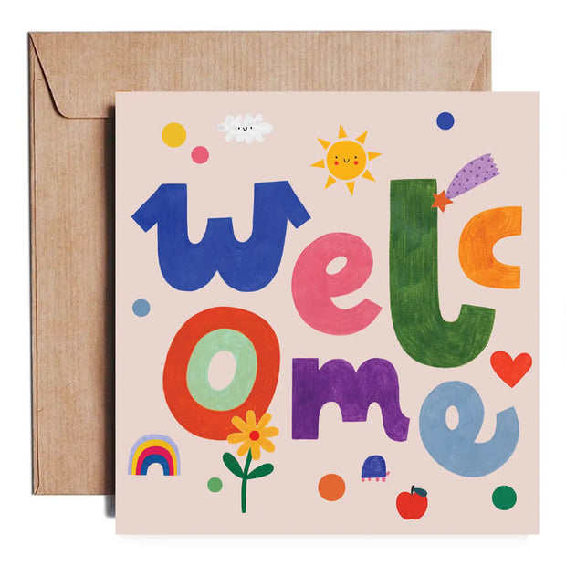 Carte WELCOME - Daria Solak Illustrations