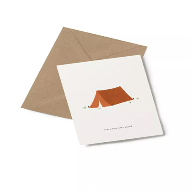 Carte Tente New adventures ahead - Kartotek