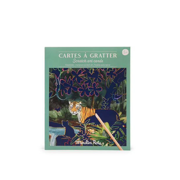 Cartes à Gratter - tout autour du monde- Moulin roty