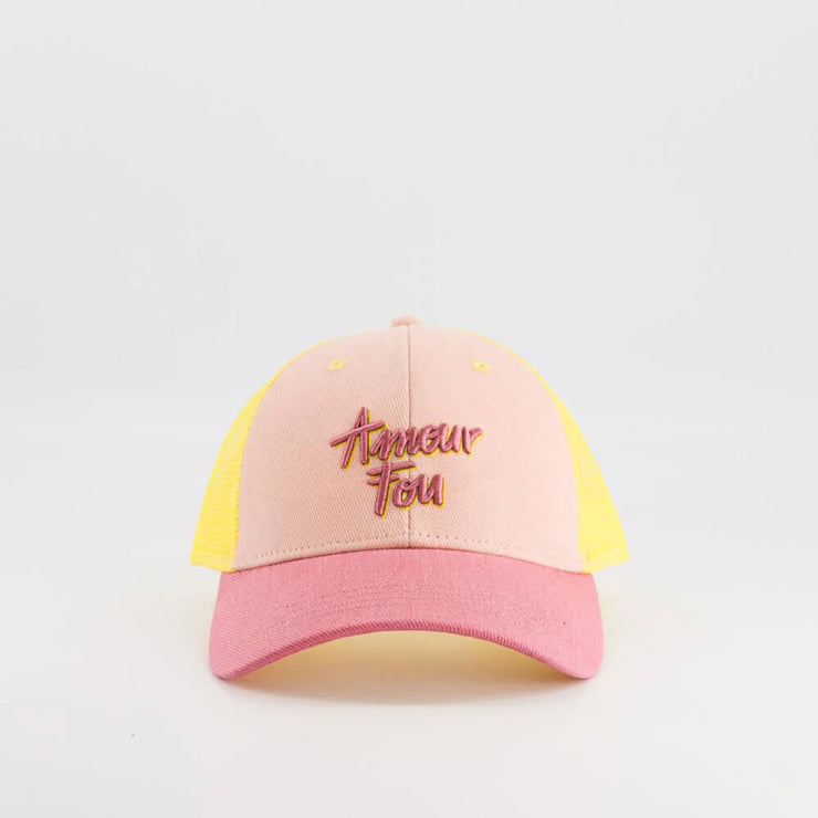 Casquette Trucker - Amour Fou Jaune - Chamaye