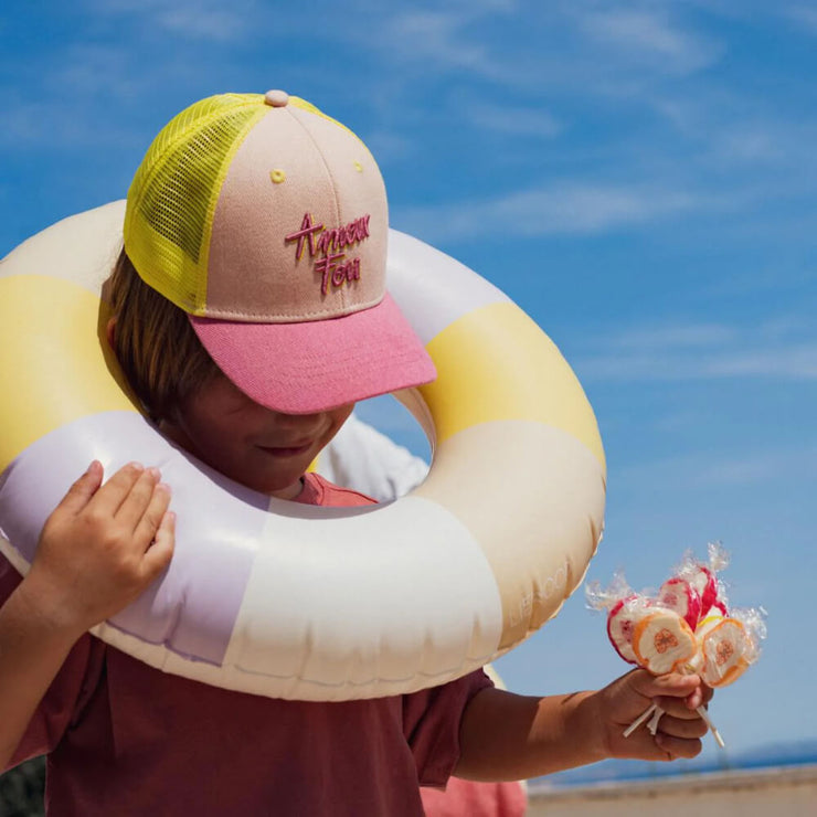 Casquette Trucker - Amour Fou Jaune - Chamaye