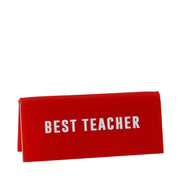 Panneau de Bureau - Best Teacher