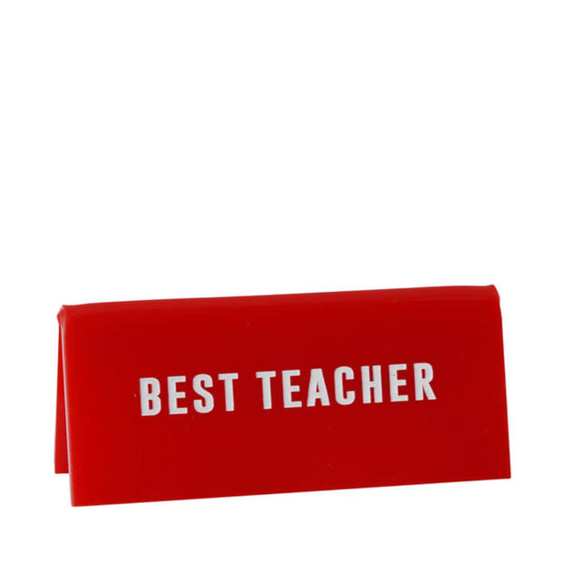 Panneau de Bureau - Best Teacher