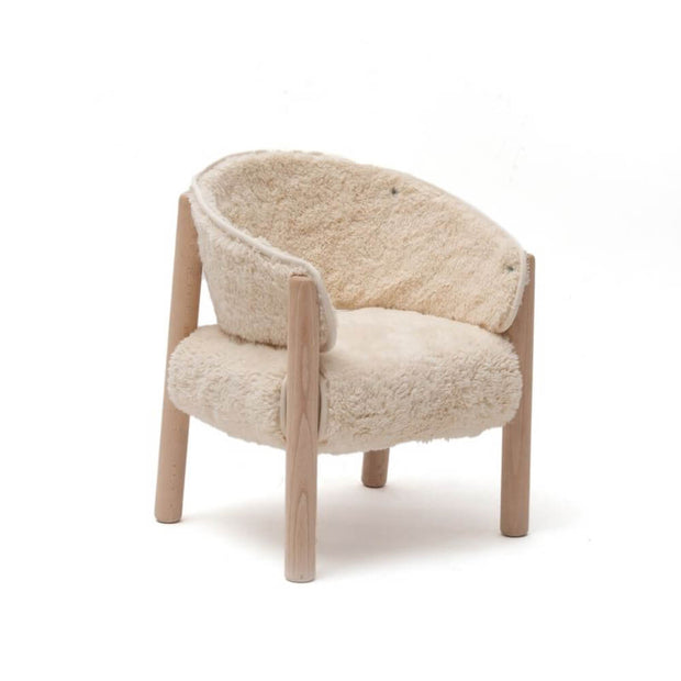 Chaise Saba Fur Milk - Charlie Crane