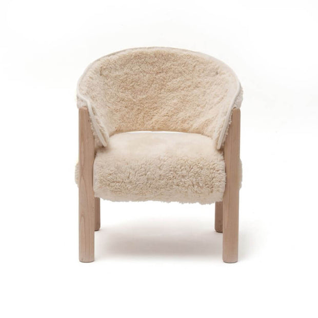 Chaise Saba Fur Milk - Charlie Crane
