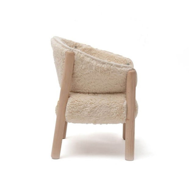 Chaise Saba Fur Milk - Charlie Crane