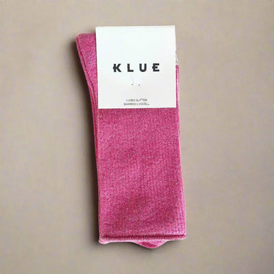 Chaussettes à Paillettes fuschia - Klue