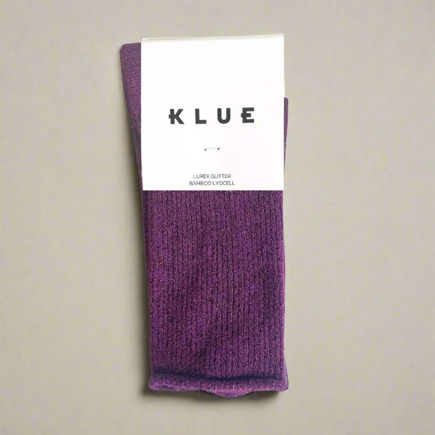 Chaussettes à Paillettes violettes - Klue