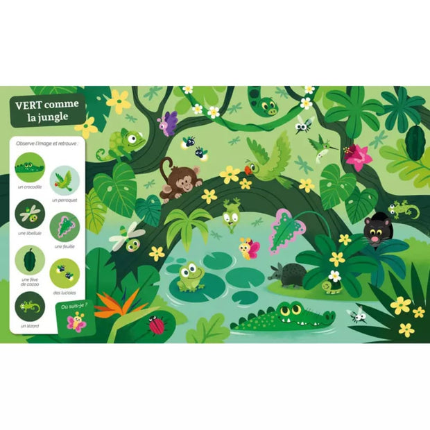 Puzzle cherche et trouve des tout petits les couleurs - Auzou