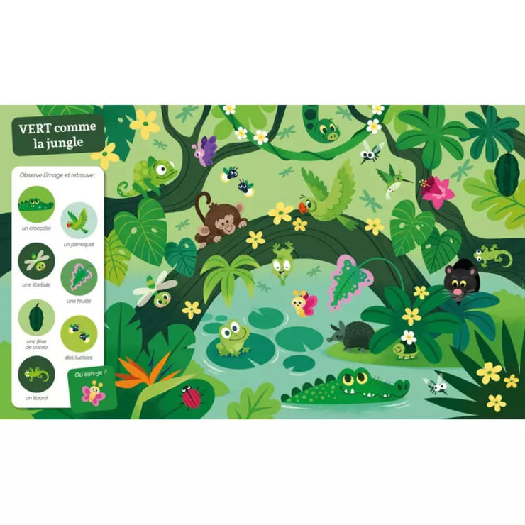 Puzzle cherche et trouve des tout petits les couleurs - Auzou