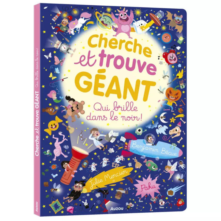 Livre cherche et trouve géant qui brille dans la nuit - Auzou