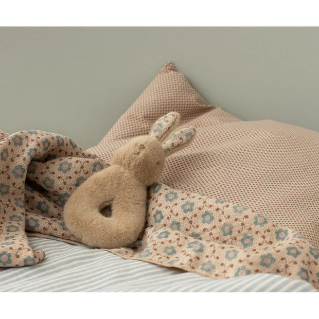 Coffret hochet lapin - crème pêche - Maileg