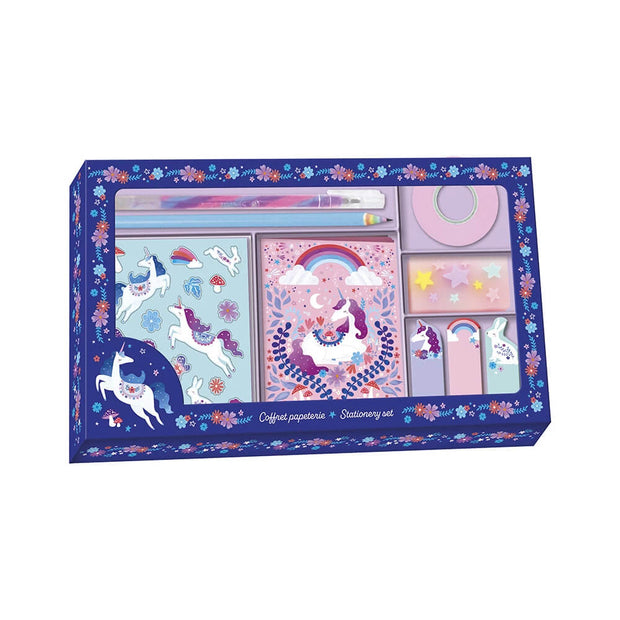 Coffret papeterie Licorne - Janod