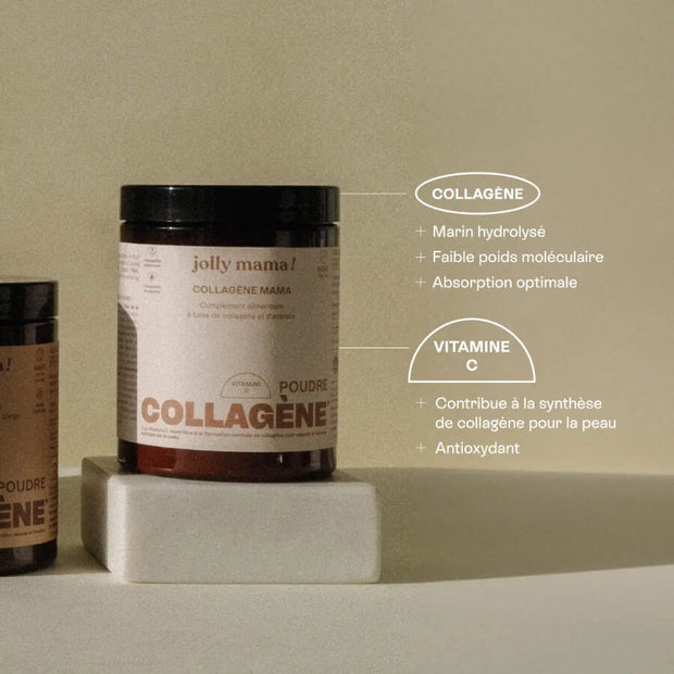 Poudre collagene Mama goût neutre - Jolly Mama