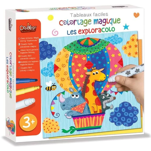 Coloriage magique - Les Exploracolo - Crealign