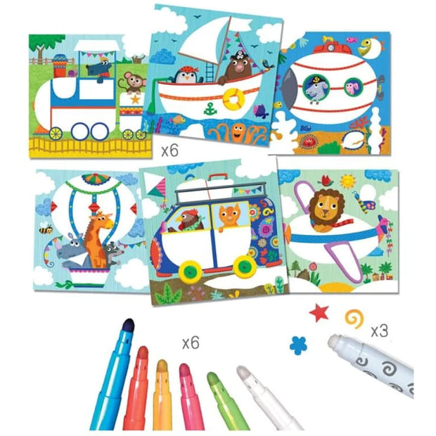 Coloriage magique - Les Exploracolo - Crealign