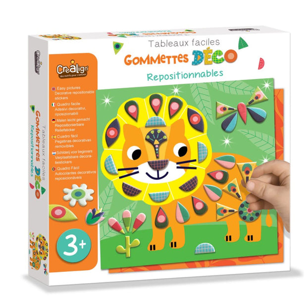 Gommettes repositionnable- "Dans ma Savane" - Crealign