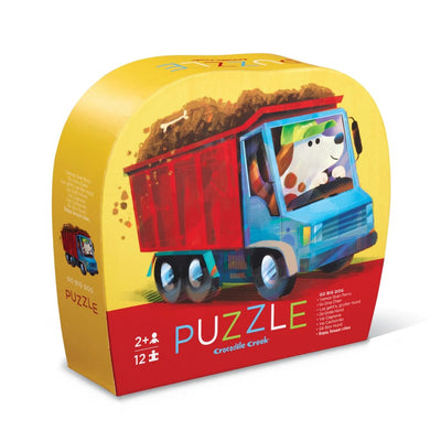 Mini puzzle camion Go le chien - Crocodile Creek