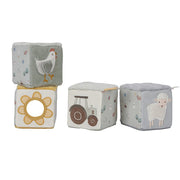 Lot de 4 cubes d'éveil Farm - Little Dutch