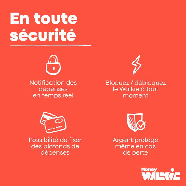 Porte-Monnaie Sans Contact - POP Bleu Marine - Money Walkie