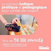 Porte-Monnaie Sans Contact - POP Rose - Money Walkie