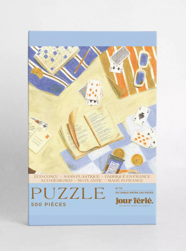 Puzzle Du Sable Entre les Pages - Jour Férié