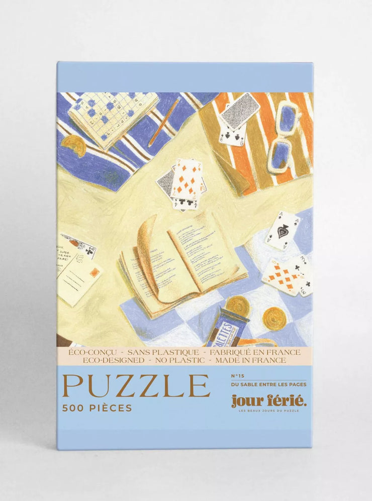 Puzzle Du Sable Entre les Pages - Jour Férié