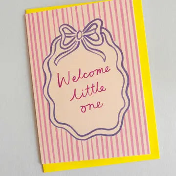 Carte "Welcome Little One" - Kitty Kenda Papergoods