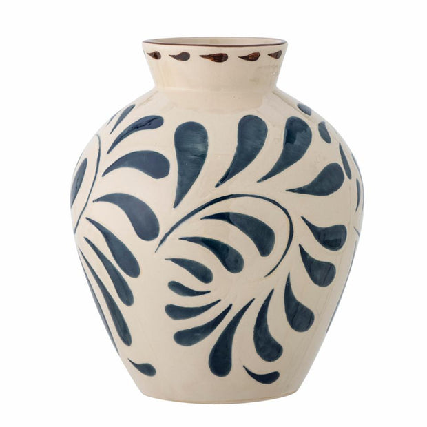 Heikki Vase, Blue, Grès - Bloomingville