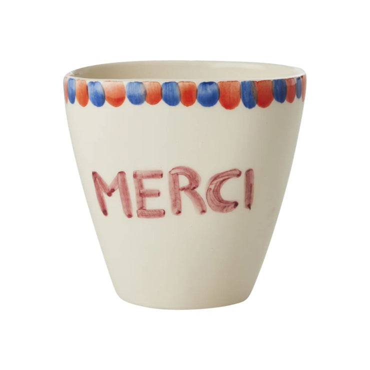 Gobelet Merci Crème - RICE