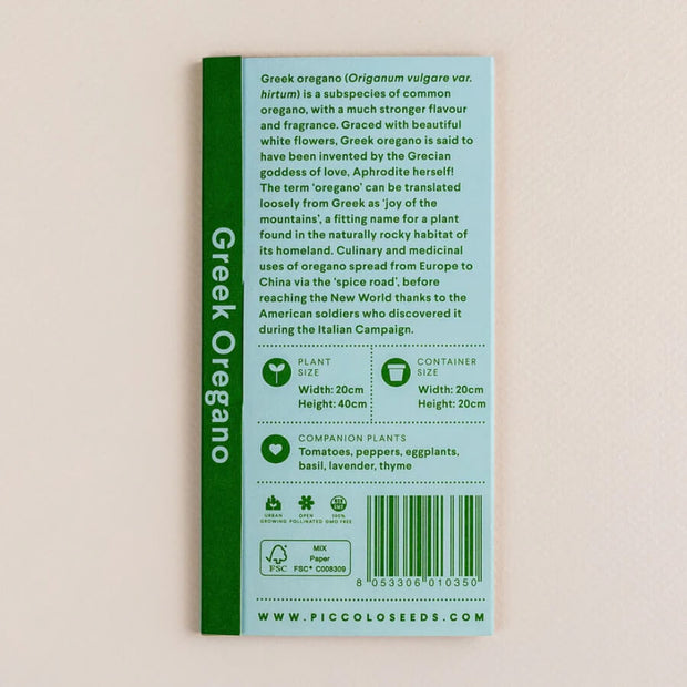 Origan Grec - Piccolo Seeds