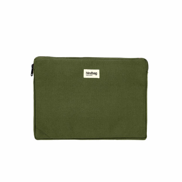 Housse d'ordinateur Ava Olive M (38x27x2cm) - Hindbag