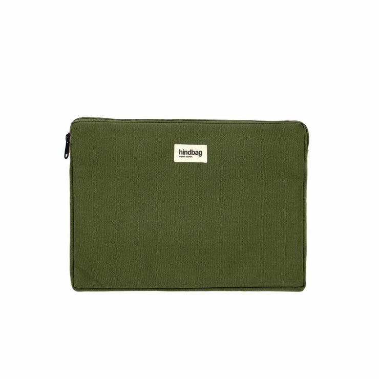 Housse d'ordinateur Ava Olive M (38x27x2cm) - Hindbag