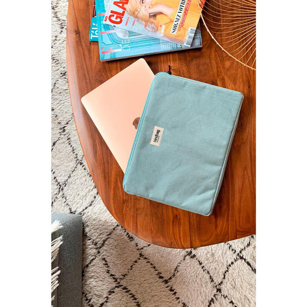 Housse d'ordinateur Ava Sauge M (38x27x2cm) - Hindbag