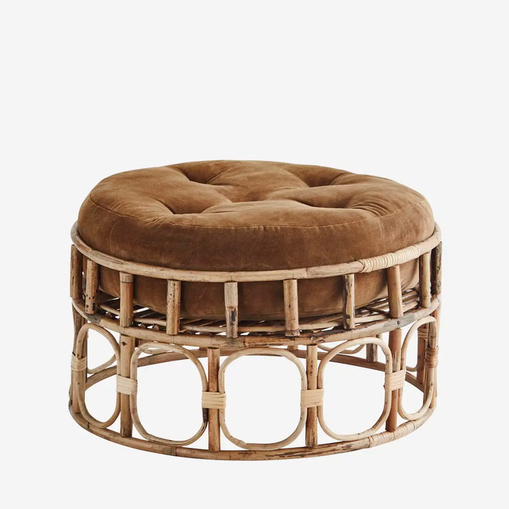 Pouf en Bambou - Marron - Madam Stoltz