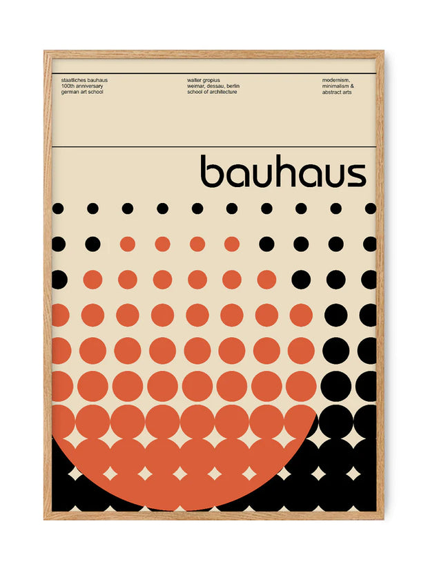 Affiche 70x100 - Bauhaus exhibition - Ausstellung 1923