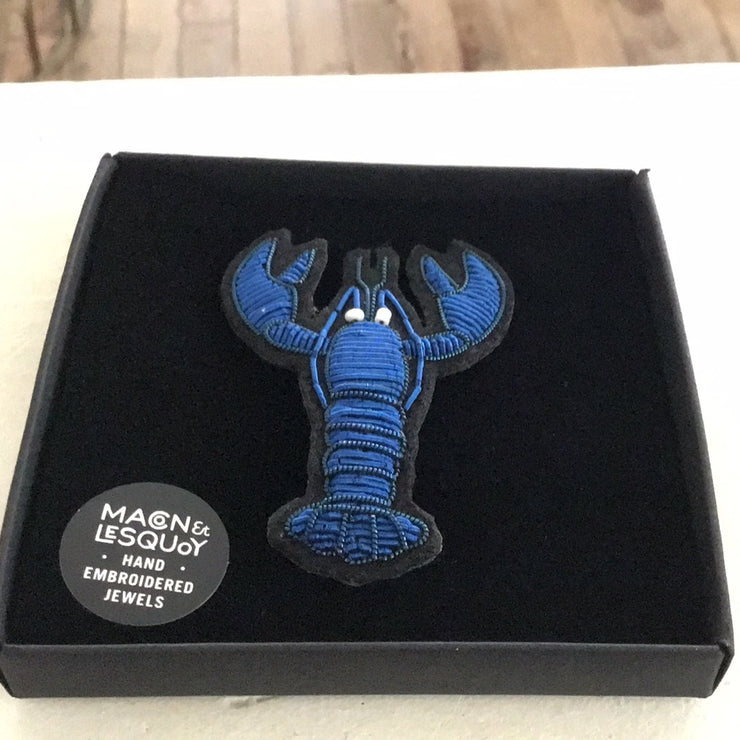 Broche Homard Bleu - Macon & Lesquoy
