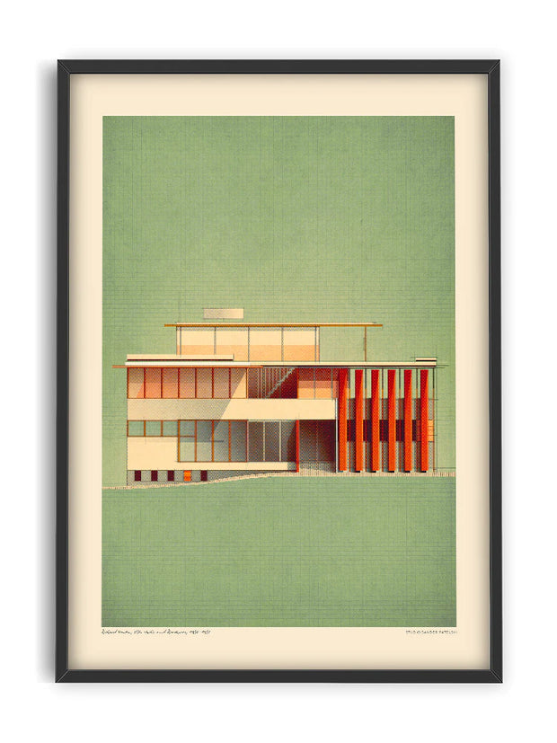 Affiche 70x100 - Sander Patelski VDL Studio Richard Neutra 1930-1932