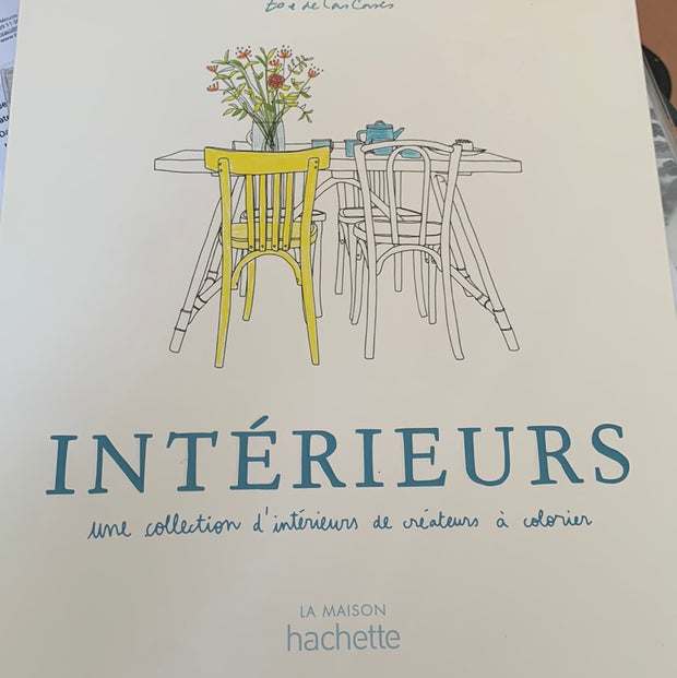 Carnet de coloriage - Intérieurs