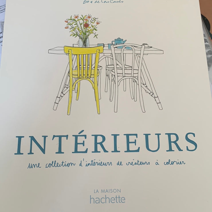 Carnet de coloriage - Intérieurs